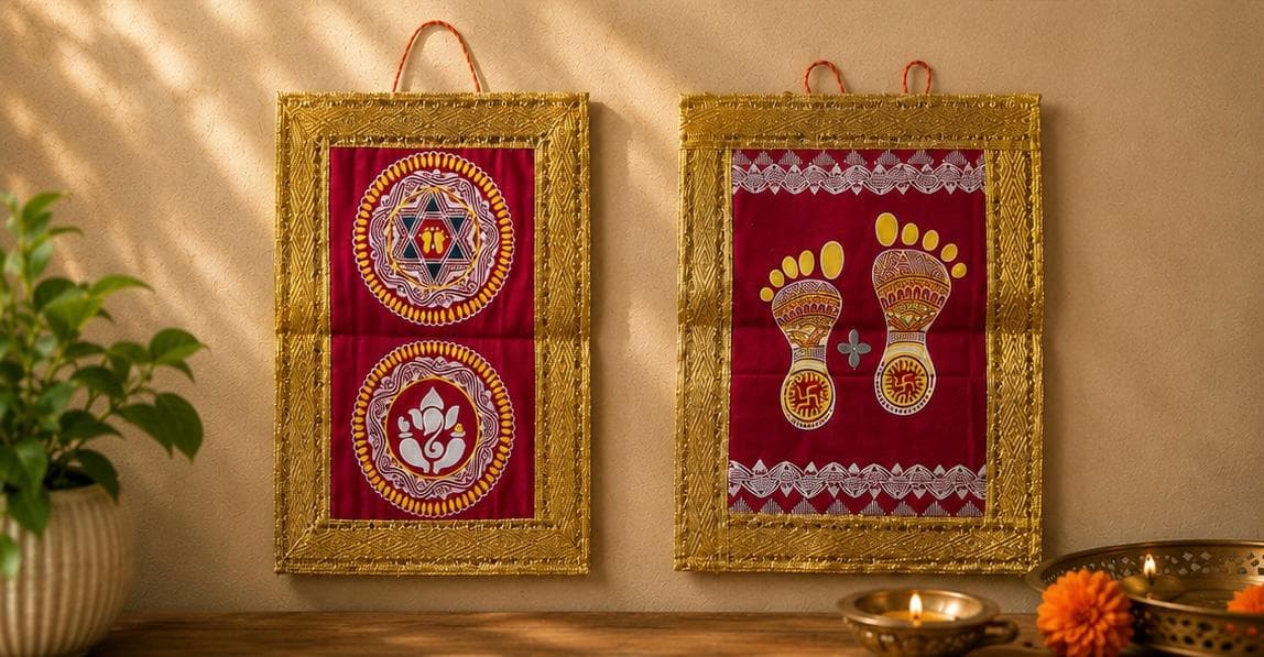 Handcrafted Aipan Wall Hanging