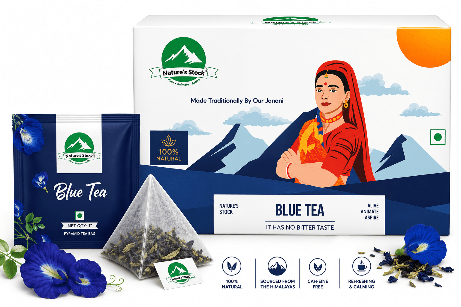 Blue pea tea 