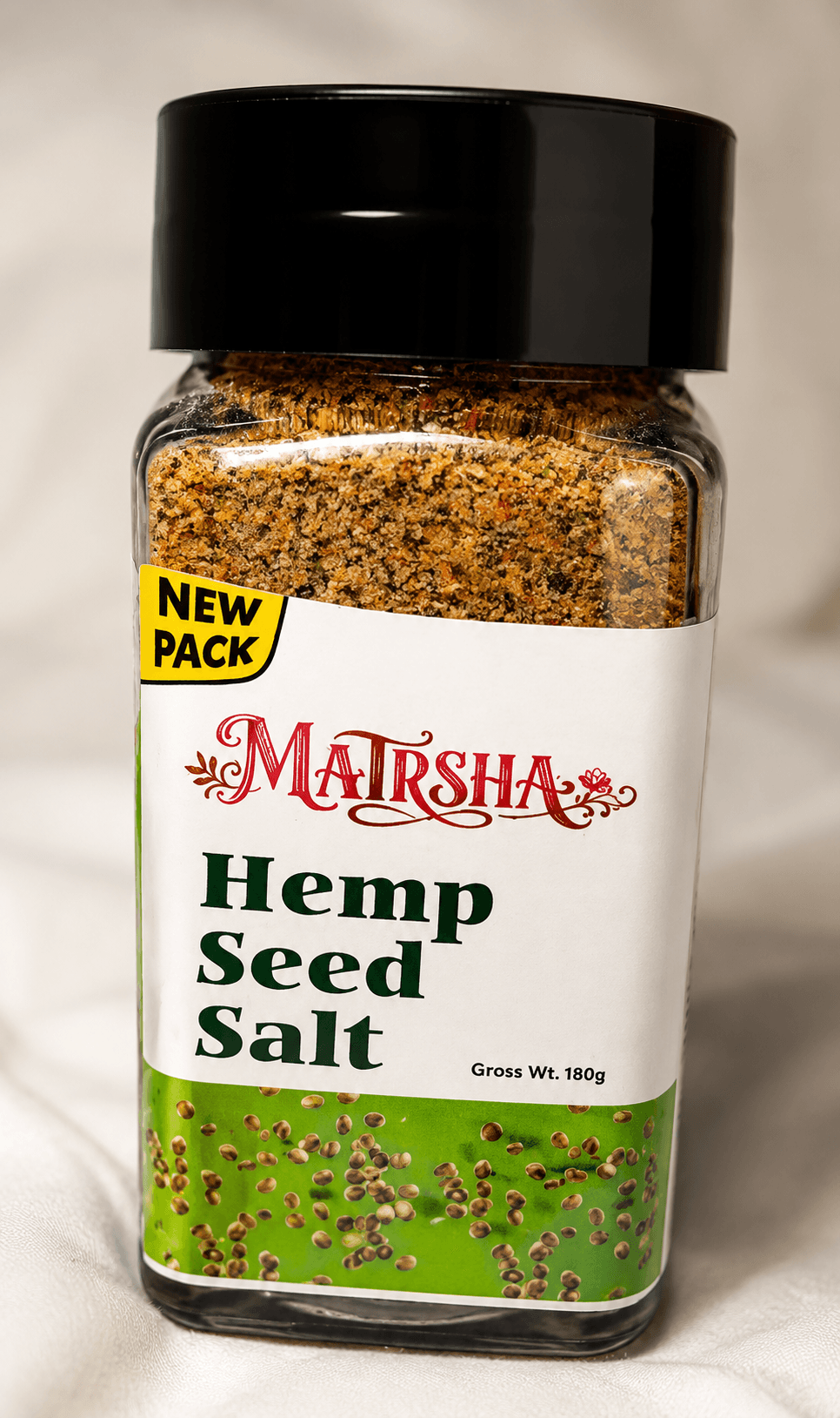Hemp seed salt
