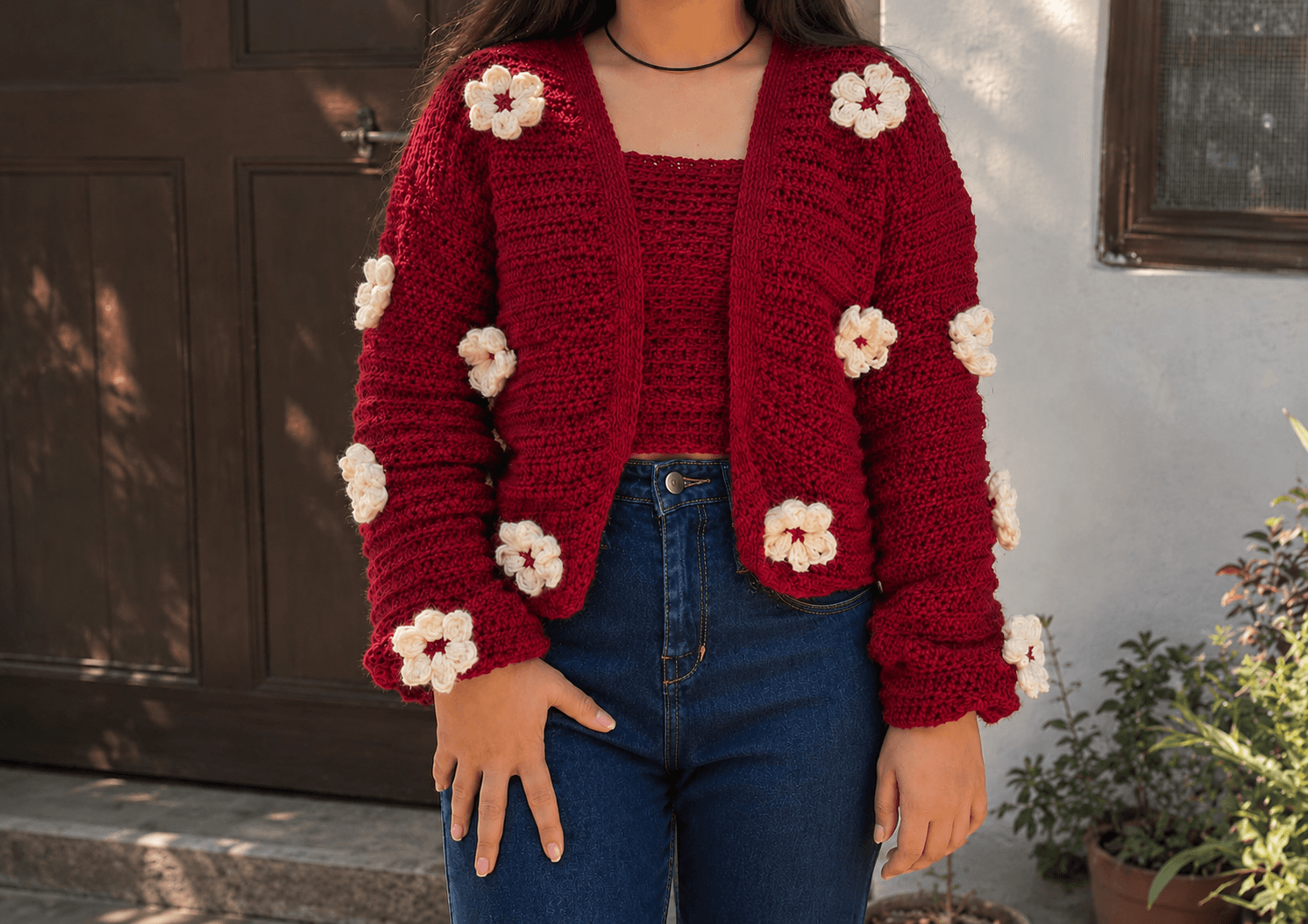crochet cardigan